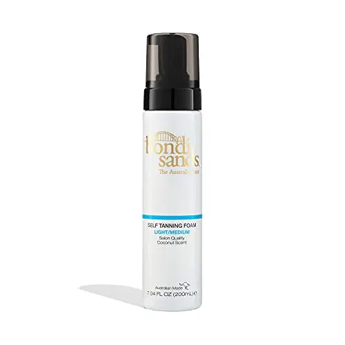 Lightweight foam self-tanner with coconut