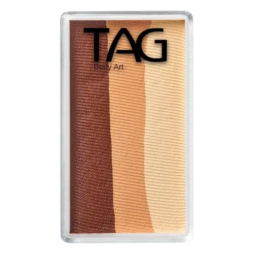TAG body art split cake face paint in Teddy Bear colors