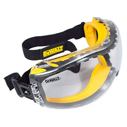 Clear Anti-Fog Dual Mold Safety Goggle