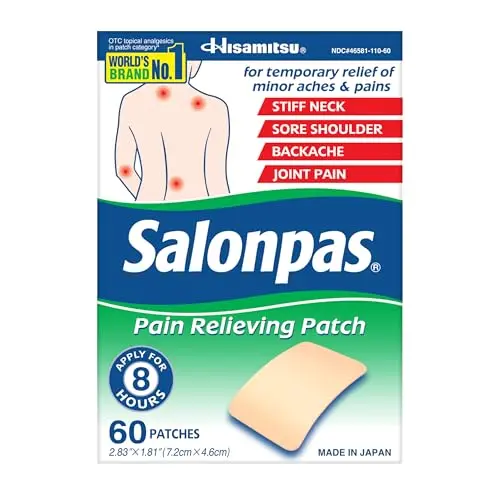 For back, neck, shoulder & joint pain - 8-hour relief, 60 count