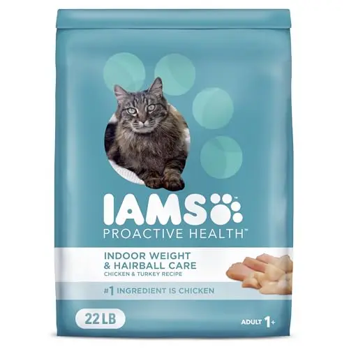 Indoor Weight Control & Hairball, Chicken & Turkey, 22 lb