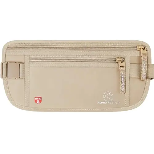 Hidden Passport Pouch - Unisex, Secure