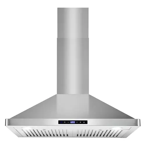 Vista Collection, 380 CFM, Touch Controls, Stainless Steel