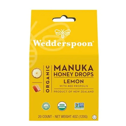 Organic Honey & Lemon, 20ct