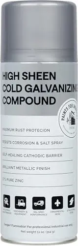 Metal-Clad High Sheen Cold Galvanizing Aerosol can