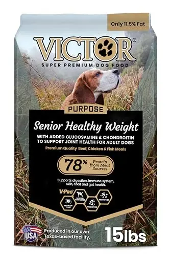 Super Premium Dog Food for Senior Healthy Weight Management