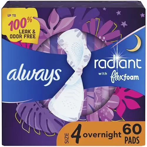 Overnight Absorbency, Lightly Scented, 60-Pack