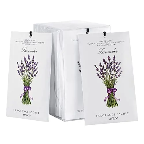 MYARO lavender scented sachets for drawers and closets
