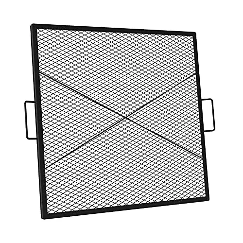 onlyfire X-marks square fire pit cooking grate