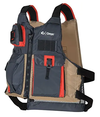 Kayak Fishing PFD, Universal, Tan