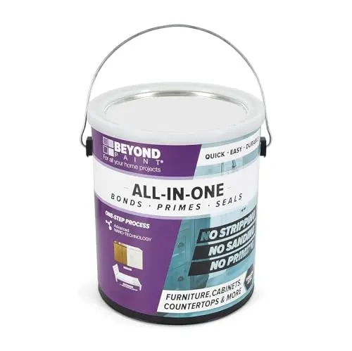 Beyond Paint bright white all-in-one paint gallon can
