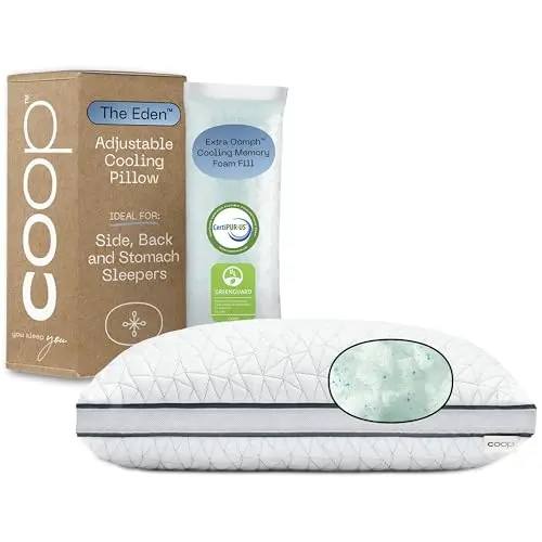 Gel-Infused, Adjustable, Ultra-Breathable (King)