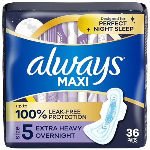 Extra Heavy Overnight, Classic Thick, Unscented, 36-Pack