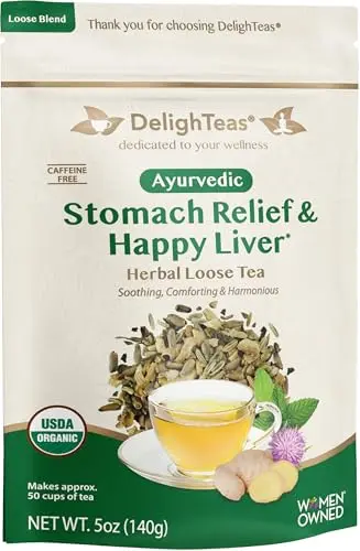 Ayurvedic Loose Leaf Milk Thistle & Fennel Tea