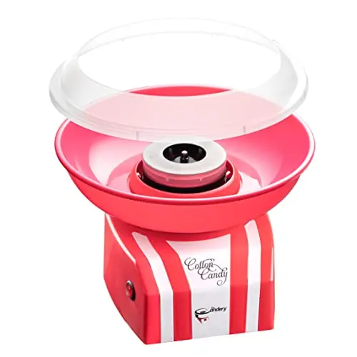 The Candery colorful cotton candy machine with retro design