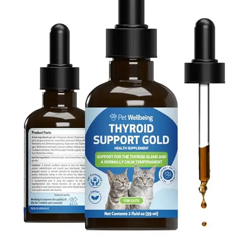 Liquid Herbal Thyroid Supplement for Cats