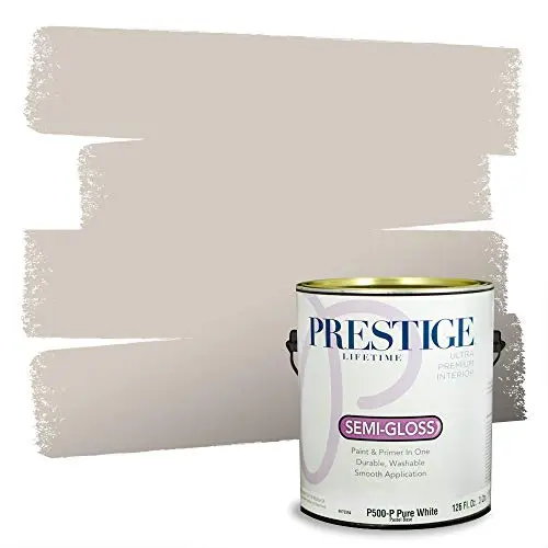 PRESTIGE Sherwin Williams Agreeable Gray semi-gloss finish paint can