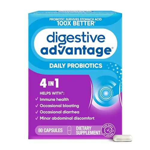 Daily Probiotic for Occasional Bloating & Digestive Health (80ct)