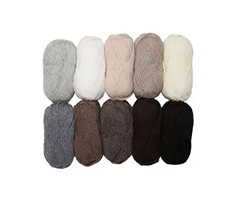 Knit Picks Wool of The Andes yarn pack in neutral colors