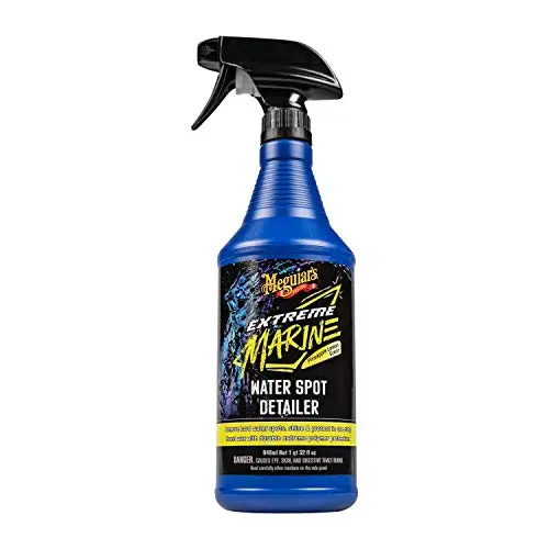 Meguiar's Extreme Marine Water Spot Detailer spray bottle