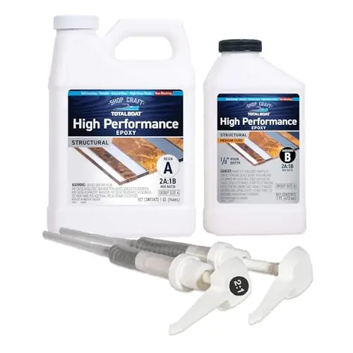 TotalBoat High Performance Epoxy Kit for marine and woodworking use