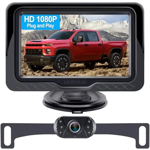 Plug-and-Play HD Rear View with Monitor
