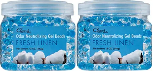 Fresh Linen Scent Gel Bead Air Freshener (2 pack)
