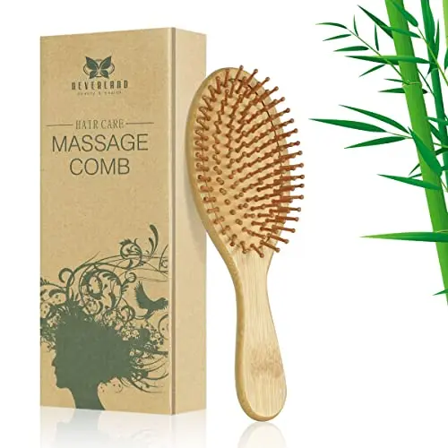 Detangling Wooden Paddle for Hair Growth