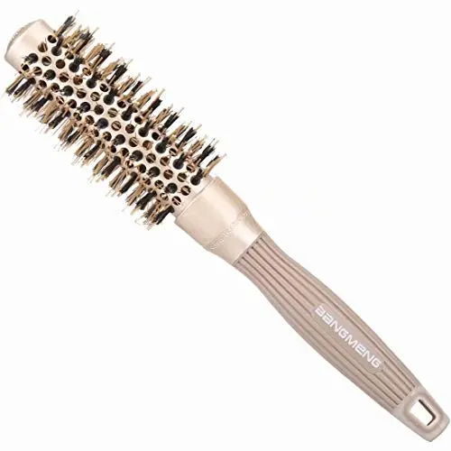 Nano Ceramic, Boar Bristle - Compact for Short Bangs