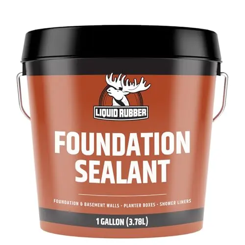 Liquid Rubber waterproof sealant coating for basement walls