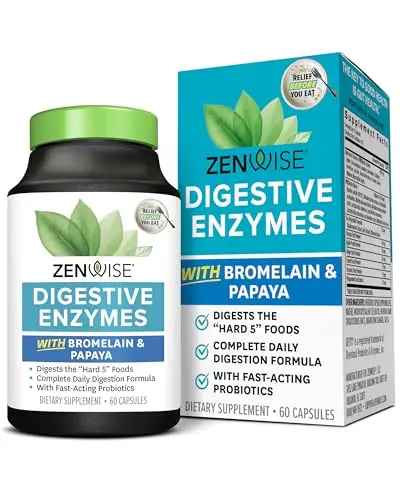 Probiotic Multi-Enzyme Bloating Relief | 60 CT