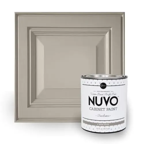 Nuvo Hearthstone greige cabinet paint can
