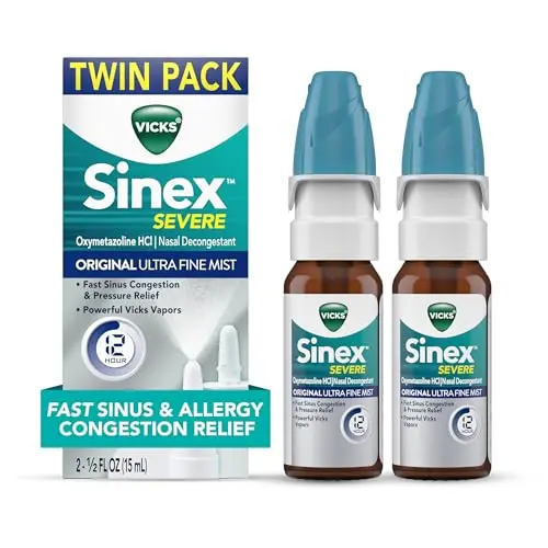 Ultra Fine Mist, Severe Allergy & Sinus Relief - 2 Pack
