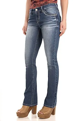 Mid-Rise Insta Stretch Bootcut Jeans