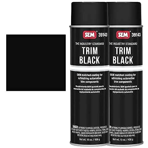 SEM Trim Black Ultra matte finish spray paint