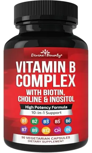 High Potency with Inositol & Choline, 90 Vegetarian Capsules