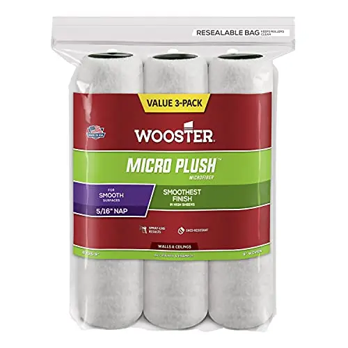 9" Microfiber, 3-Pack, Water/Solvent Resistant