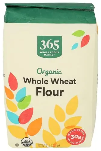 365 by Whole Foods Market organic whole wheat flour in 80 ounce bag