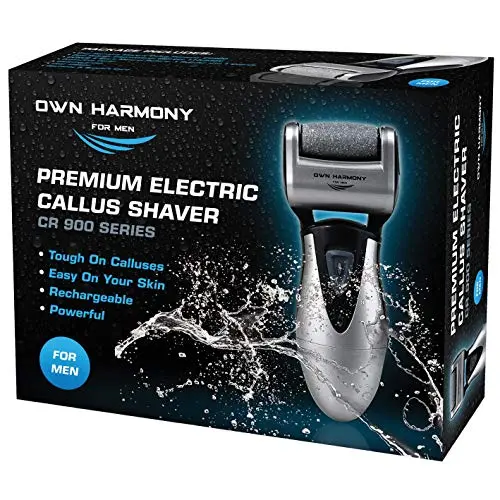 Rechargeable Electronic Foot File with 3 Rollers
