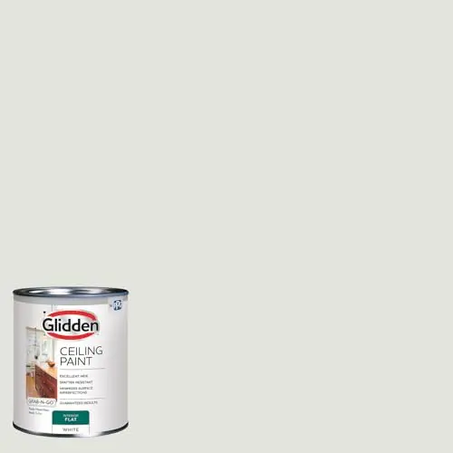 Glidden White Flat Ceiling Interior Paint