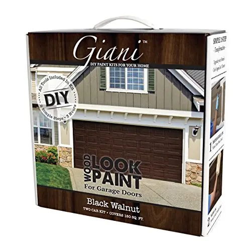 Giani Wood Look Paint Kit for transforming garage doors to wood appearance