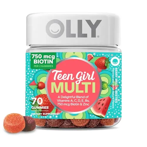 Vitamins with Biotin & Zinc, Berry Melon