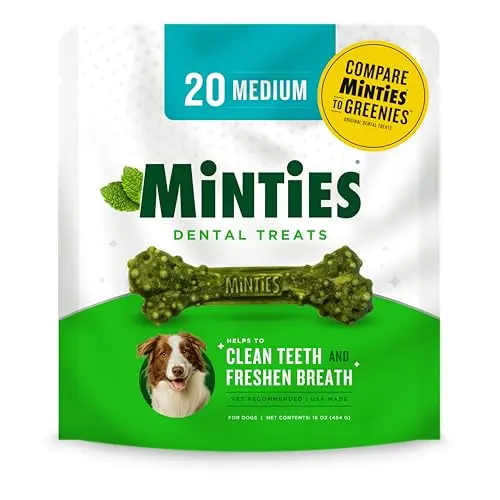 Mint-Flavored, Vet-Recommended Medium Dog Dental Bones