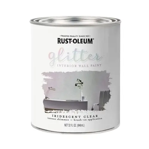 Rust-Oleum Glitter Iridescent interior paint can