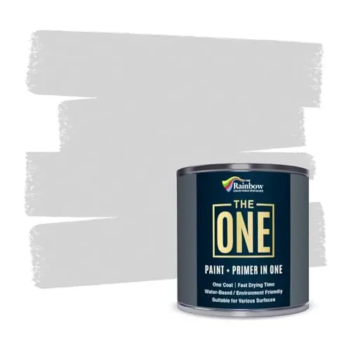 THE ONE paint and primer in light grey for various surfaces