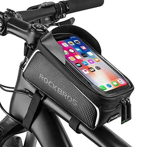 Spacious Waterproof Frame Bag with Touch Window