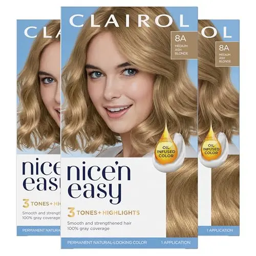 Permanent, 100% Grey Coverage, 3 Pack