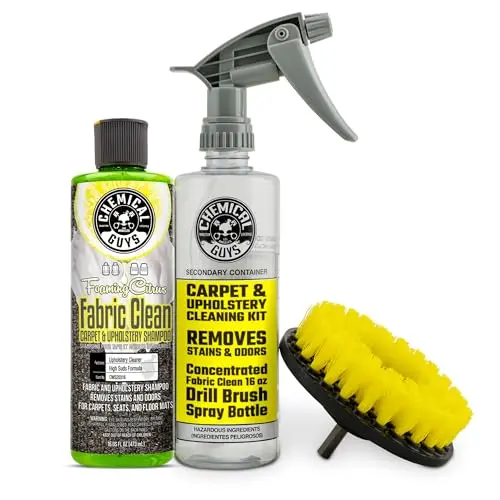 Chemical Guys Foaming Citrus cleaner with drill brush attachment
