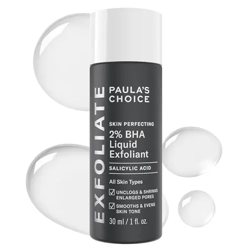 Daily leave-on exfoliant for visible pore reduction