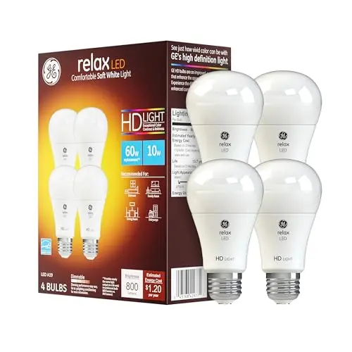 Warm, comfortable light with dimming
